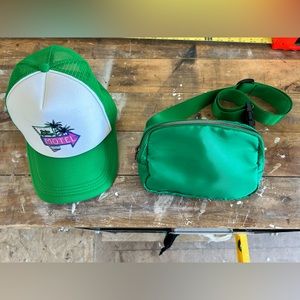 Fanny Pack + Trucker Hat/Baseball Cap SET, NEW, One Size,